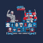 Robo Fighter-unisex crew neck sweatshirt-LavaLampTee