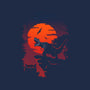 Dino Park Sunset-mens basic tee-Guillercraist