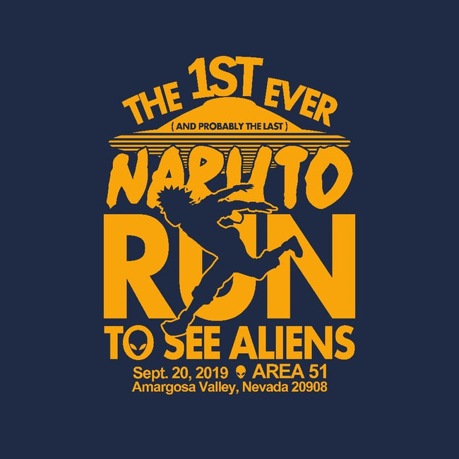 Naruto Run for Aliens-unisex crew neck sweatshirt-Boggs Nicolas