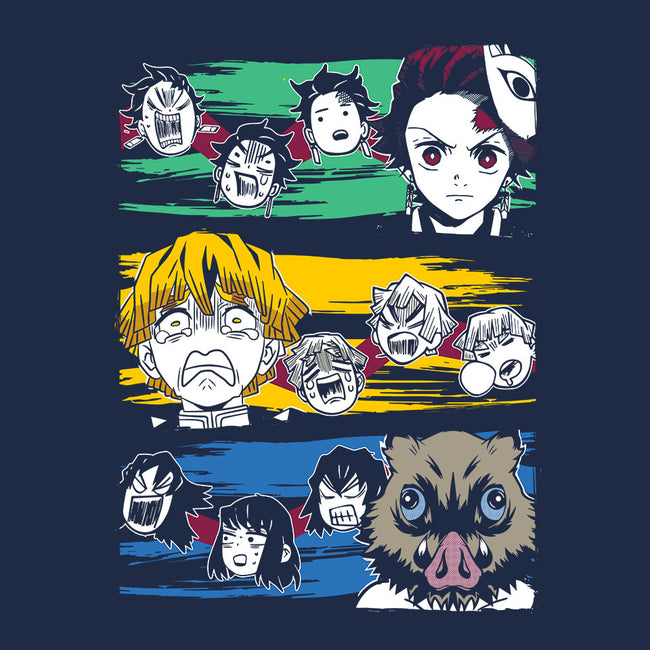 Demon Slayer Trio-unisex crew neck sweatshirt-constantine2454