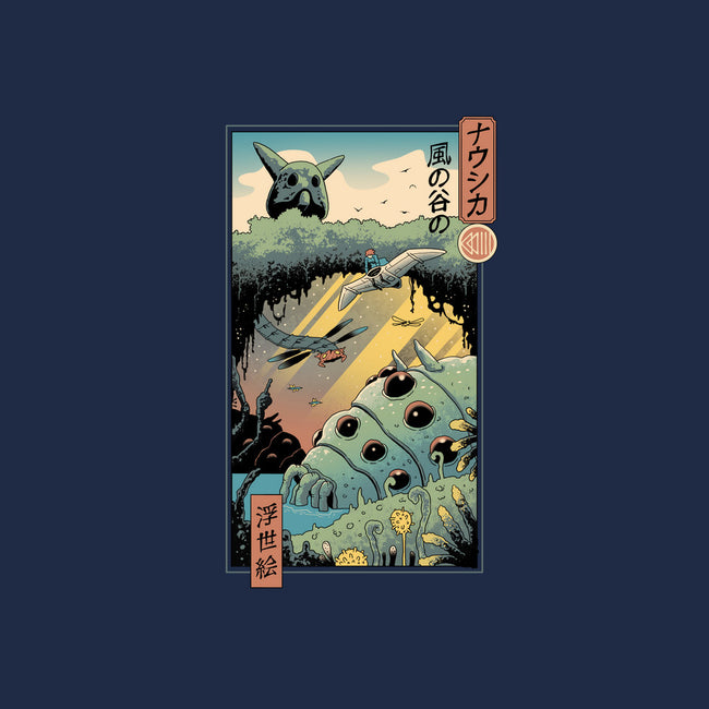 Ukiyo-E Wind Valley-youth basic tee-vp021