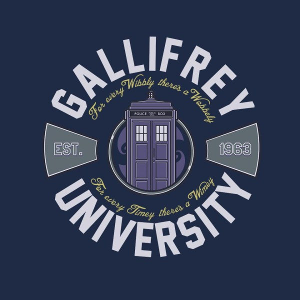 Gallifrey University-unisex zip-up sweatshirt-Arinesart