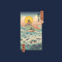 Ukiyo-E By The Sea-unisex zip-up sweatshirt-vp021