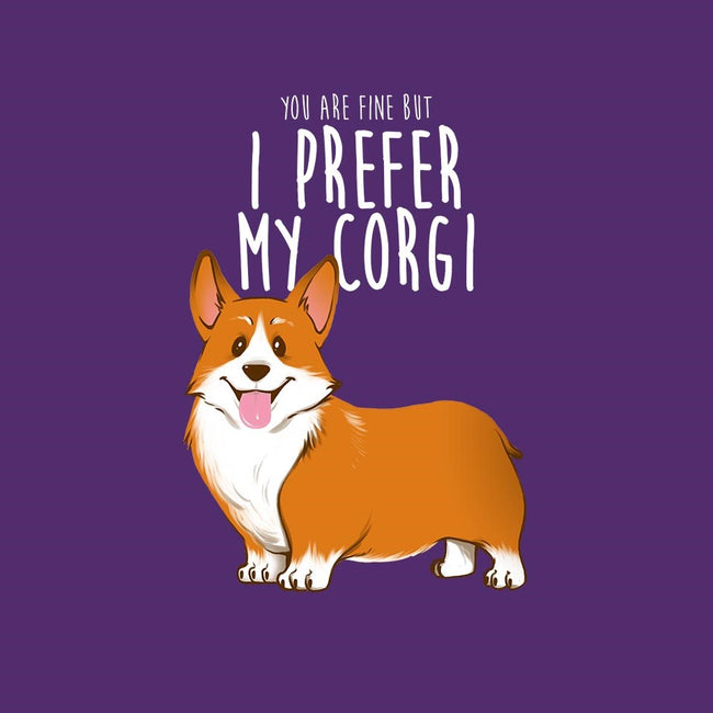 I Prefer My Corgi-youth basic tee-ursulalopez