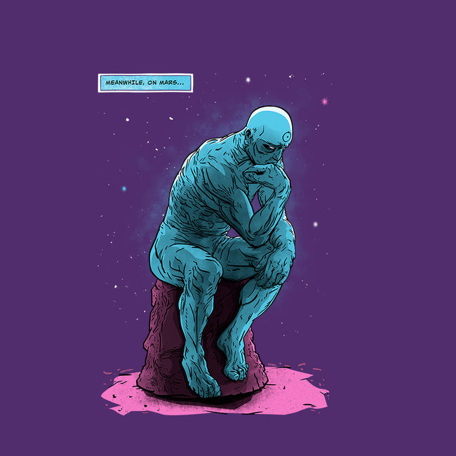 Blue Thinker-womens basic tee-teesgeex