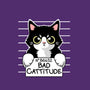 Bad Cattitude-womens basic tee-NemiMakeit