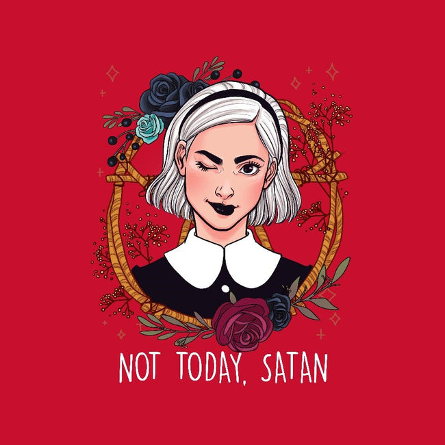 Not Today, Satan-unisex zip-up sweatshirt-ursulalopez