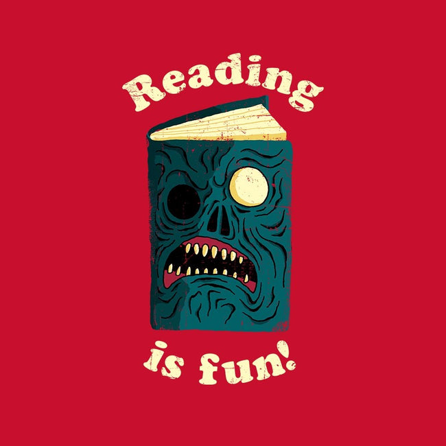 Reading is Fun-womens basic tee-DinoMike