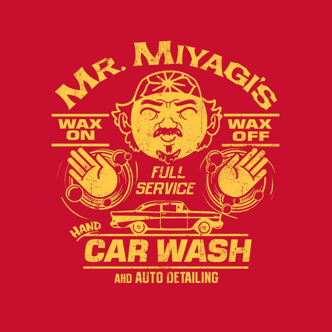 Wax On Wax Off Car Wash-mens long sleeved tee-DeepFriedArt