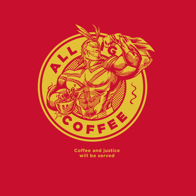 All Might Coffee-womens fitted tee-yumie