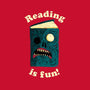 Reading is Fun-youth basic tee-DinoMike