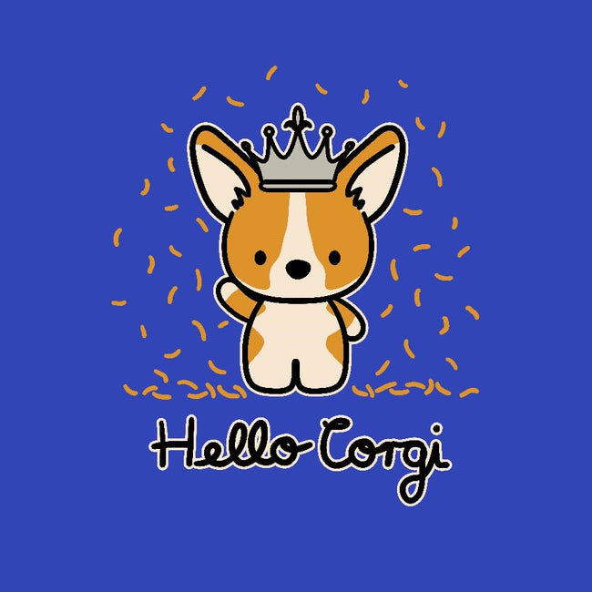 Hello Corgi-unisex pullover sweatshirt-CorinnaSchlachter