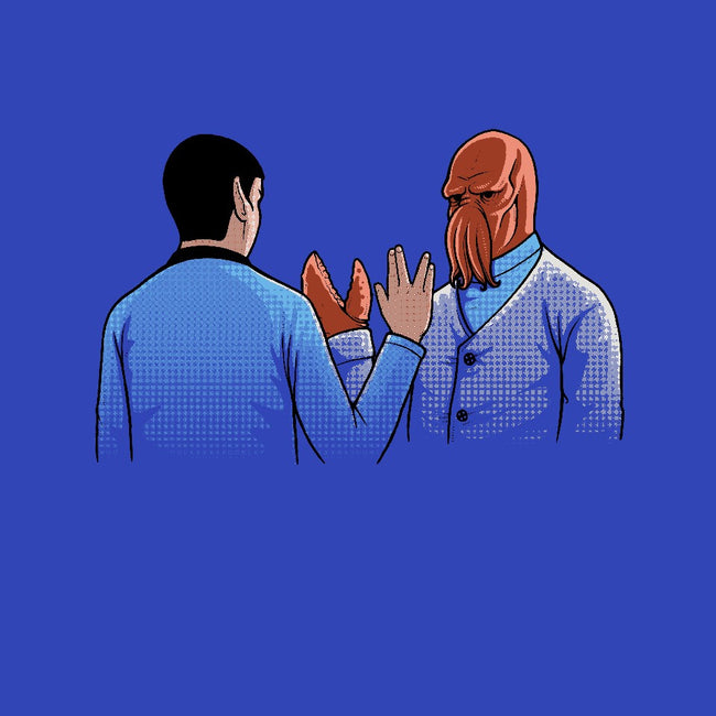 Vulcan Salute-womens basic tee-Naolito