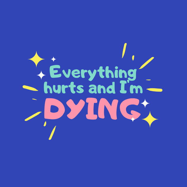 Everything Hurts & I'm Dying-unisex basic tank-glitterghoul