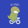 T-Rex Tries Biking-unisex basic tank-queenmob