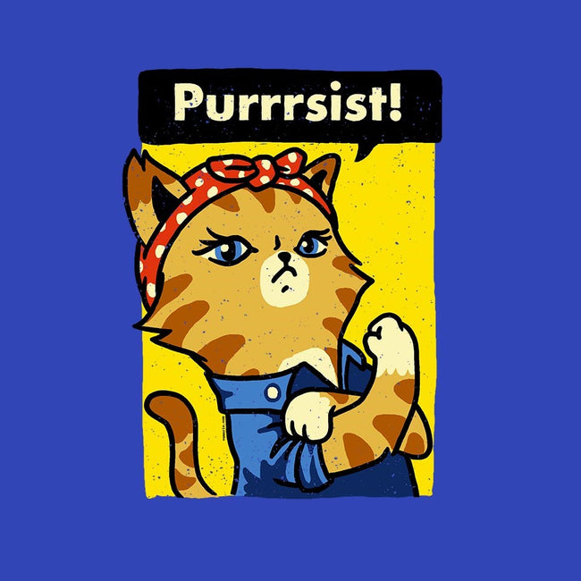 Purrrsist!-womens basic tee-vomaria