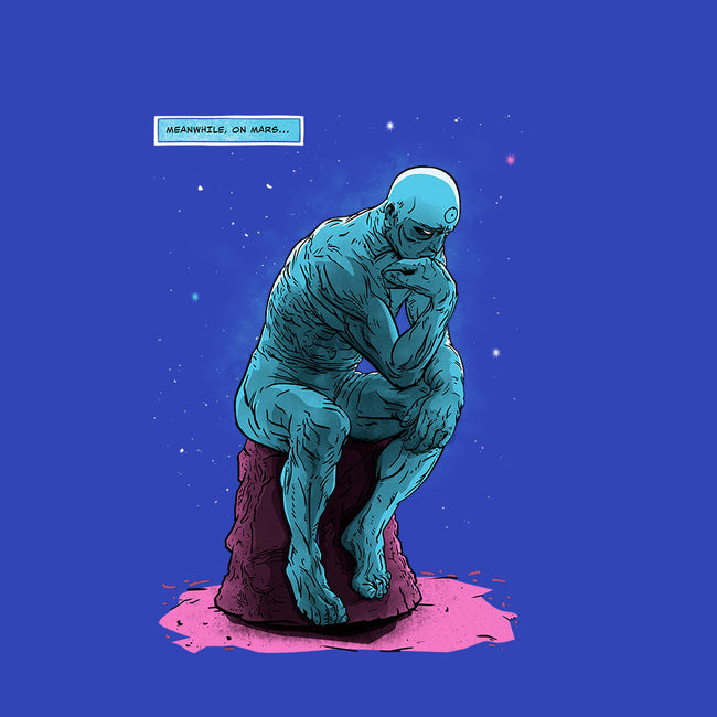 Blue Thinker-womens basic tee-teesgeex