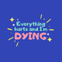 Everything Hurts & I'm Dying-youth basic tee-glitterghoul