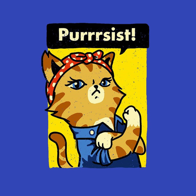 Purrrsist!-womens fitted tee-vomaria
