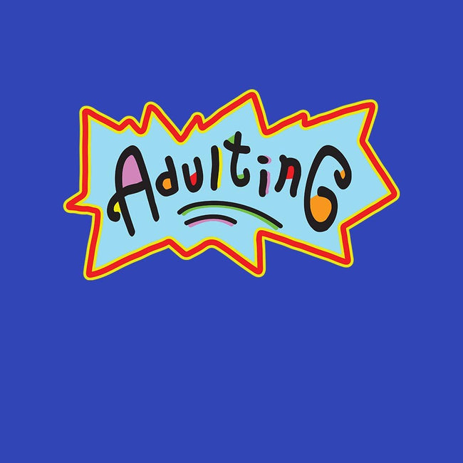 Adulting-womens fitted tee-FreshFleur