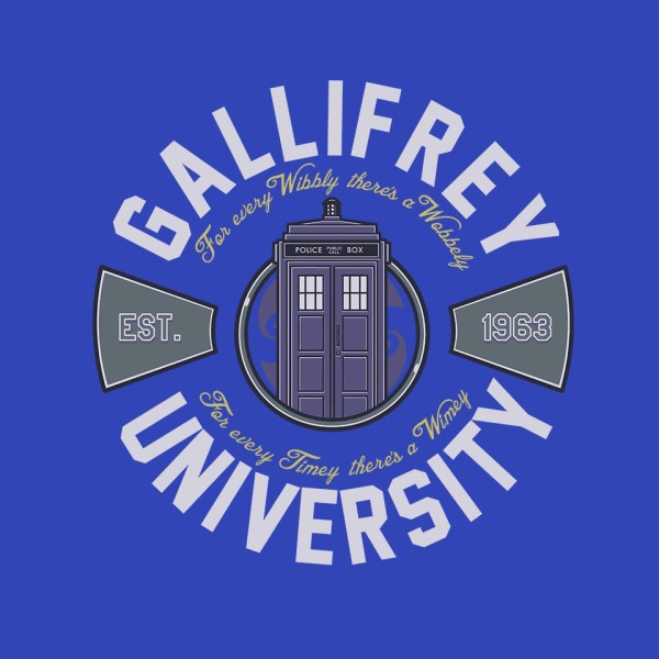 Gallifrey University-womens fitted tee-Arinesart