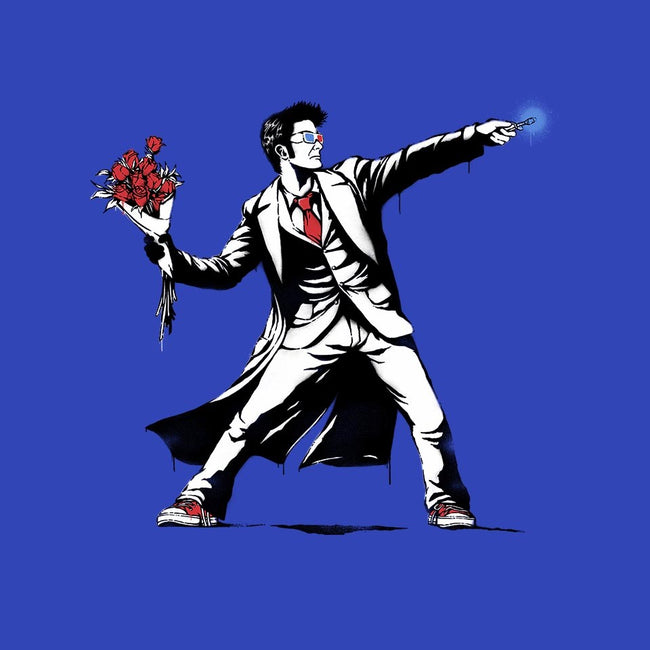 Banksy10-womens basic tee-Six Eyed Monster