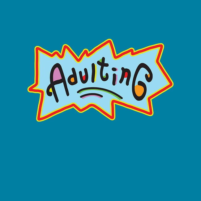 Adulting-unisex crew neck sweatshirt-FreshFleur