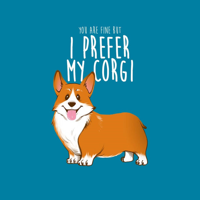 I Prefer My Corgi-unisex basic tank-ursulalopez