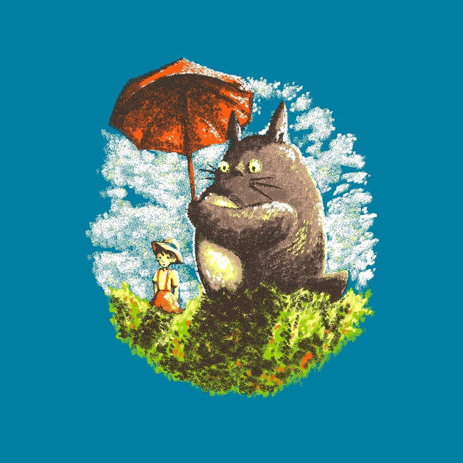 Neighbor With a Parasol-womens fitted tee-Ste7en Lefcourt