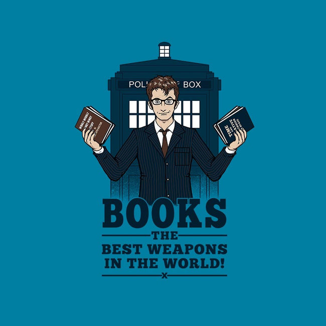 Books, The Best Weapons-womens basic tee-pigboom