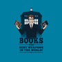 Books, The Best Weapons-womens basic tee-pigboom