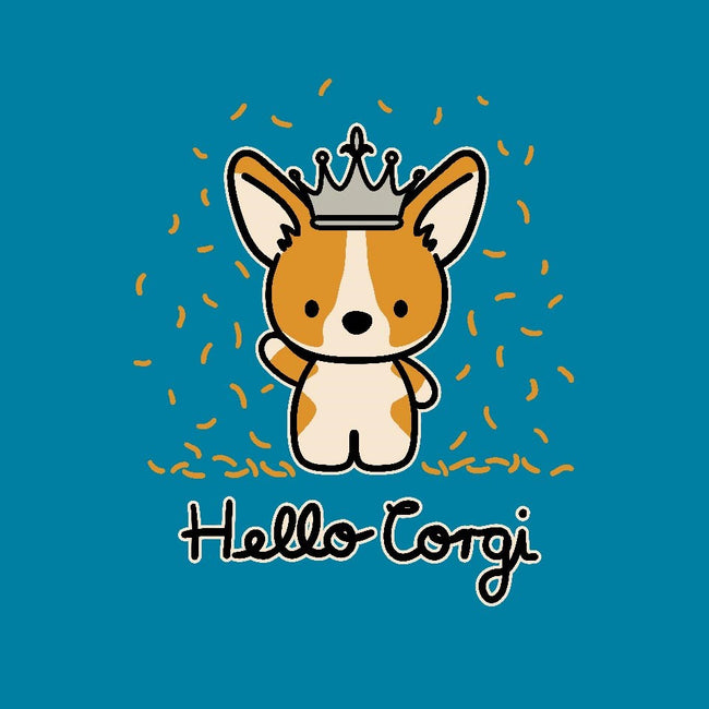 Hello Corgi-unisex pullover sweatshirt-CorinnaSchlachter