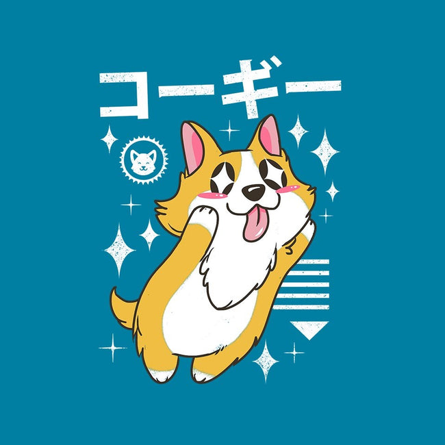 Kawaii Corgi-womens fitted tee-vp021