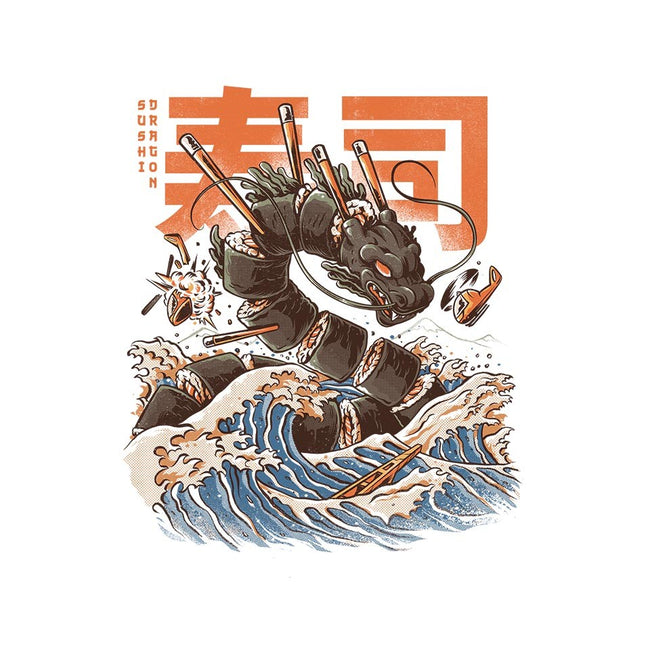 Great Sushi Dragon-unisex crew neck sweatshirt-ilustrata