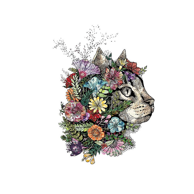 Flower Cat-unisex crew neck sweatshirt-scarletknightco