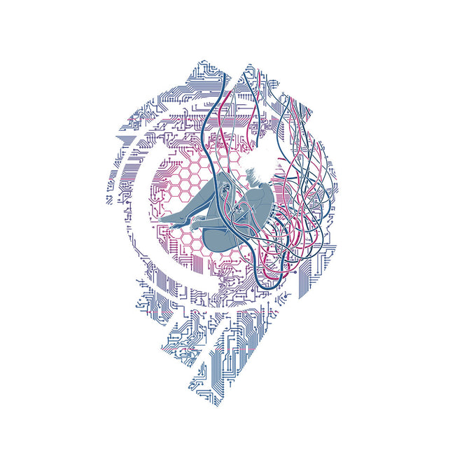 Wired Existence-womens fitted tee-pigboom