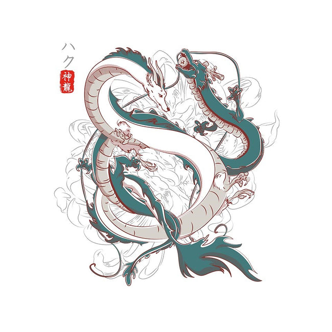 Japanese Dragons-womens basic tee-IKILO