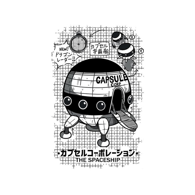 Capsule Spaceship-unisex pullover sweatshirt-pescapin