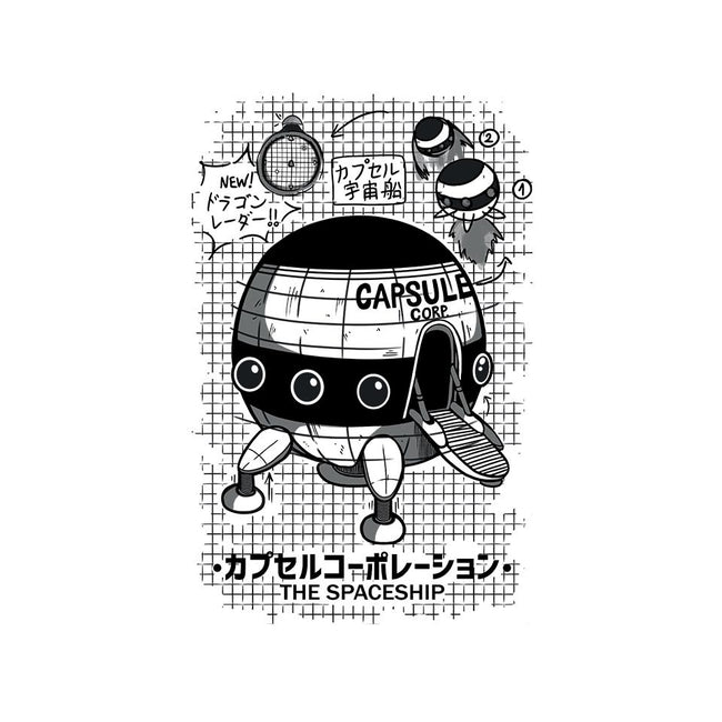 Capsule Spaceship-unisex basic tank-pescapin