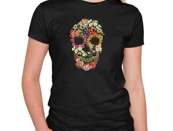 Floral Skull Vintage