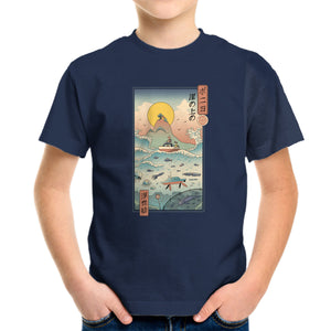 Ukiyo-E By The Sea