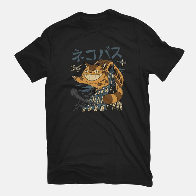 Catbus Kong-womens basic tee-vp021