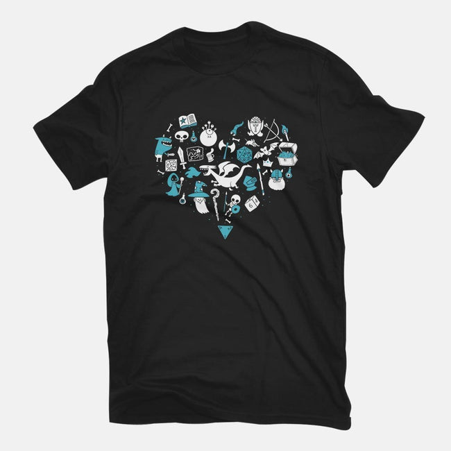 I Love Questing-womens fitted tee-queenmob