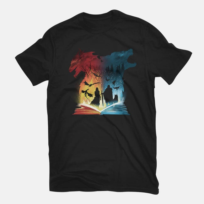 Book of Fire and Ice-youth basic tee-dandingeroz