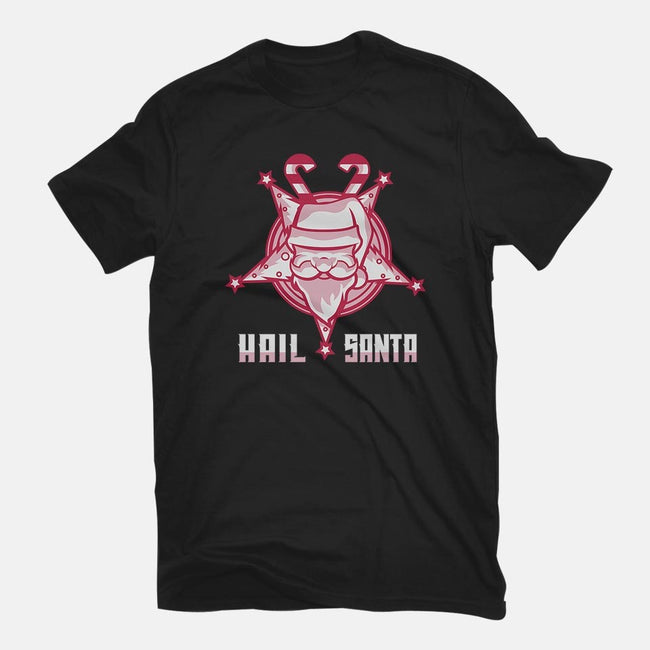 Hail Santa-womens basic tee-jamesbattershill