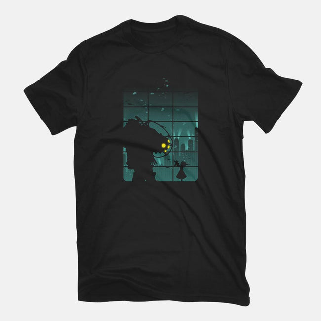 Come On, Mr. Bubbles!-womens fitted tee-filiskun