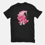 Evil Pink-womens fitted tee-dandingeroz