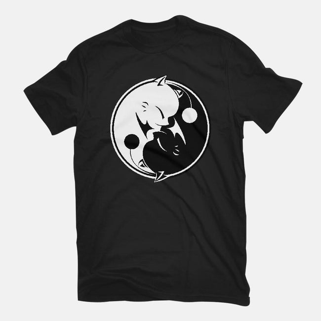 Yin Yang Mog-womens fitted tee-motoslave