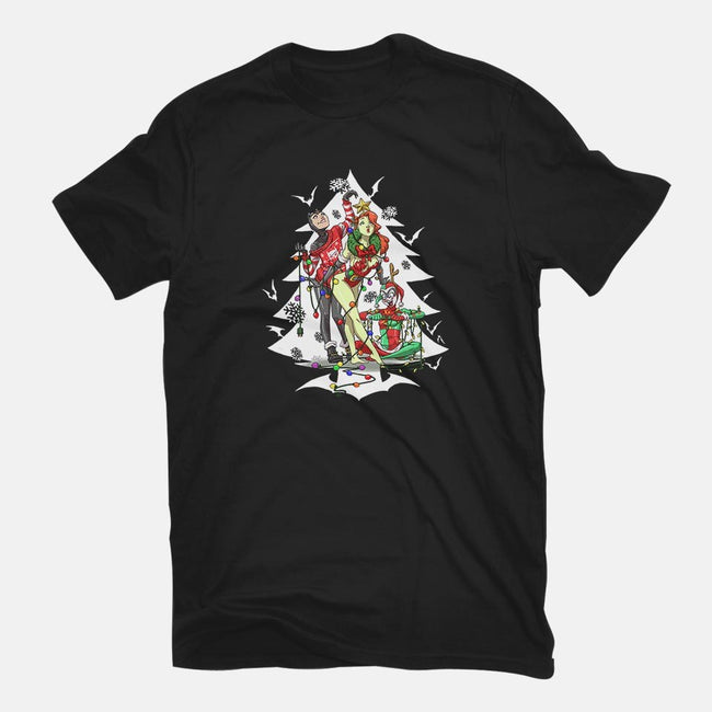 Christmas Belles-womens fitted tee-ArtistAbe