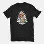 Christmas Belles-womens fitted tee-ArtistAbe